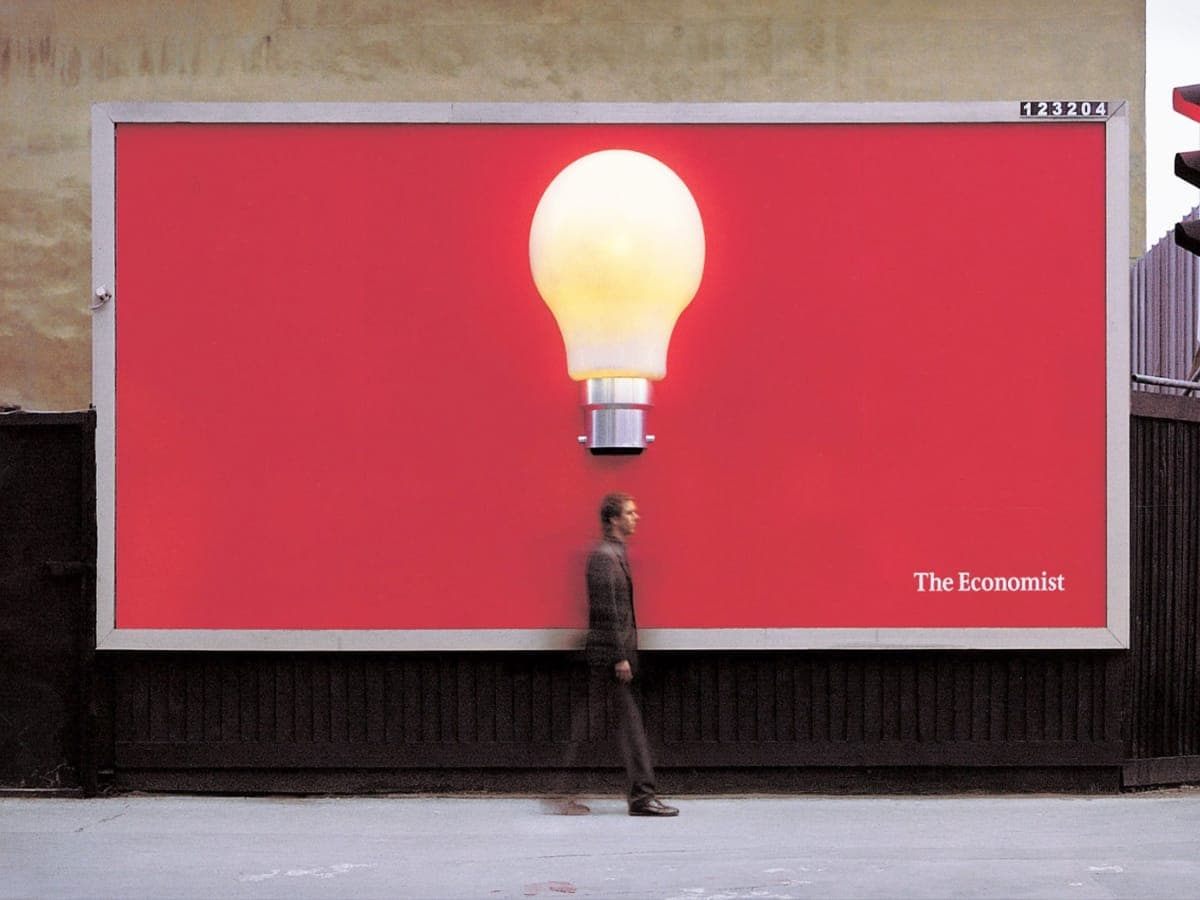 ۱- بیلبورد برند Economist
