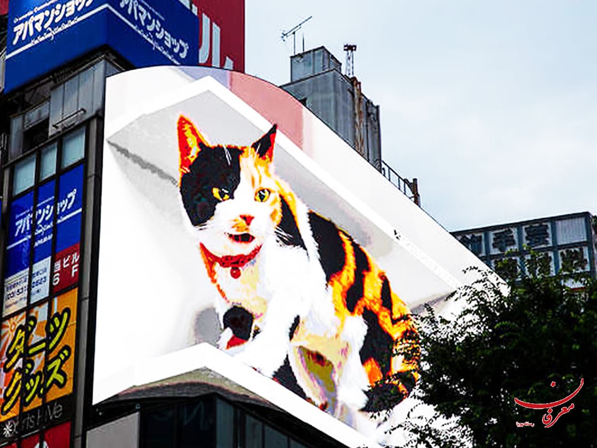 بیلبوردهای سه بعدی (Three-dimensional billboards)