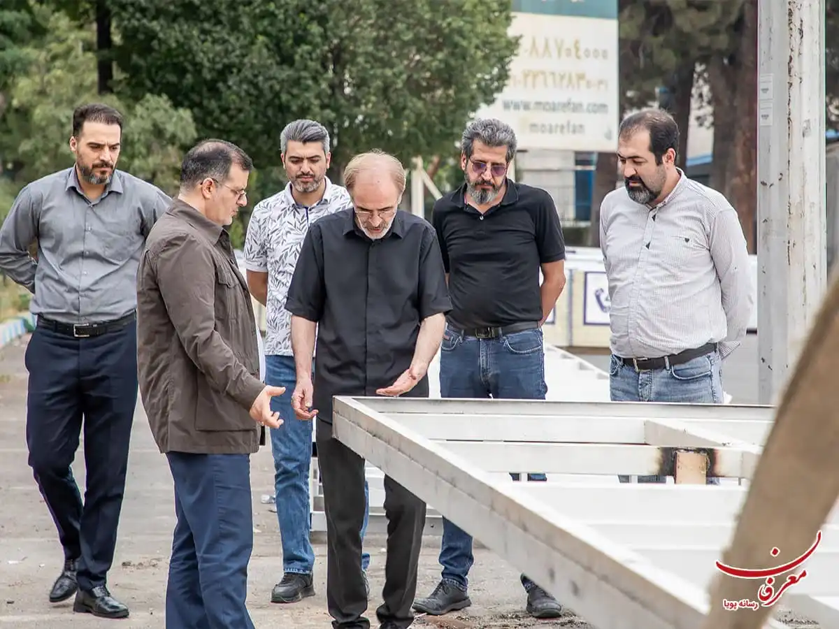 ساخت اولین ابرسازه تبلیغاتی در نمایشگاه بین المللی تهران توسط معرفان